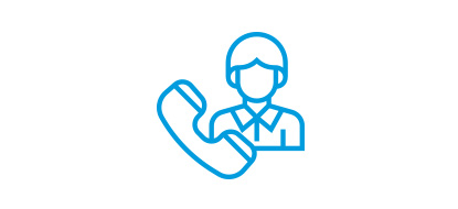 icon of person with phone